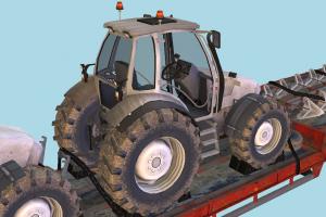 Overweight Trailer Overweight Trailer with Tractors-2